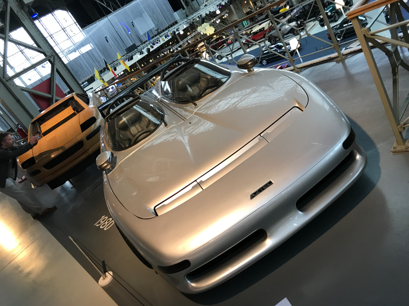 1988 Italdesign Aztec by Giugiaro. This car has two cockpits and whomever wants to drive has to enter a code to gain access, or some crazy shit. Although I think only one steering wheel actually works. Phew. This car’s wonderfully wacky and 80's tastic. It was featured in the movie Frankenstein Unbound. it’s got turbo Audi power and a number were produced, but no one knows how many.